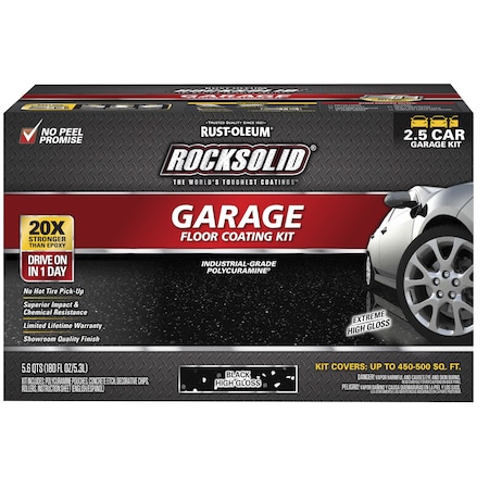 Rust-Oleum 2.5 Car Kit High Gloss Finish, Black 318697